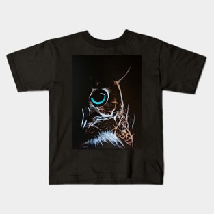 Fractal Owl Kids T-Shirt